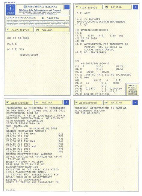 Libretto BMW voce P.2 classe Euro