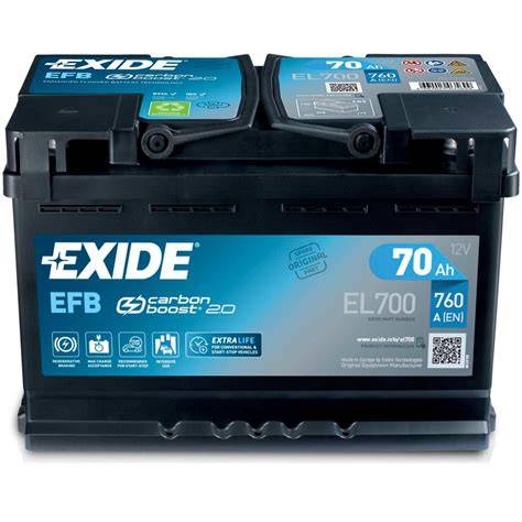 Dimensioni batteria auto 70Ah EFB