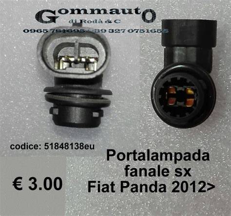 Portalampada fanale posteriore Fiat Panda