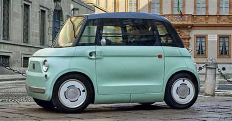 Fiat Topolino elettrica vista frontale